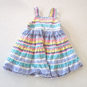 Cat & Jack Multicolor Striped Dress